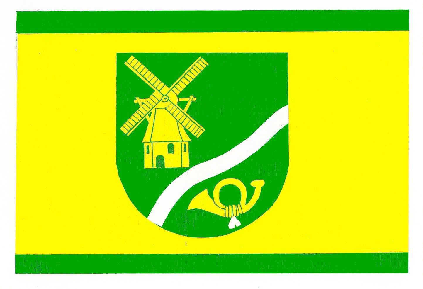 Flagge Gemeinde Hamfelde, Kreis Herzogtum Lauenburg
